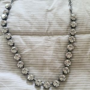 Sabika classic clear crystal Choker w/ bracelet